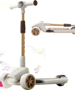 3 Wheel Kids Scooter Flashing Wheels Scooter For Kids 4 Height Adjustable Kids Toys For Age 2-13 Years Old Boys Girls Easy Folding 19 3 Wheel Kids Scooter Flashing Wheels Scooter For Kids 4 Height Adjustable Kids Toys For Age 2-13 Years Old Boys Girls Easy Folding - Image 2