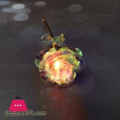 Artificial Flowers Foil Plated Gold Rose Flowers Luminous Rose Wedding Decor Valentine'S Day Gift Uniques Gifts For Girls