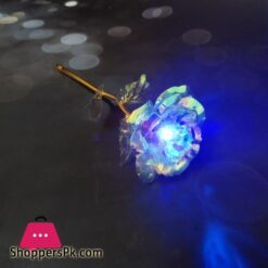 Artificial Flowers Foil Plated Gold Rose Flowers Luminous Rose Wedding Decor Valentine'S Day Gift Uniques Gifts For Girls