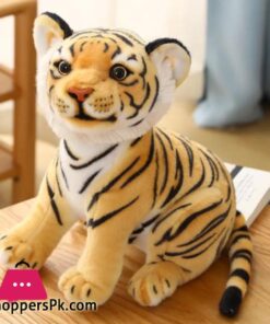 Outlier 23cm Simulation Baby Tiger Plush Toy Stuffed Soft Wild Animal Forest Tiger Pillow Dolls For Kids Birthday Gift