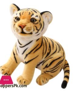 Outlier 23Cm Simulation Baby Tiger Plush Toy Stuffed Soft Wild Animal Forest Tiger Pillow Dolls For Kids Birthday Gift