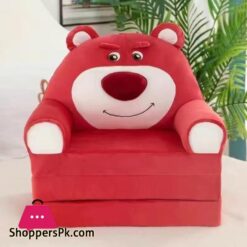 Foldable Children Sofa Bed Couch Backrest Armchair 2 In 1 Flip Open Infant Seat Living Room