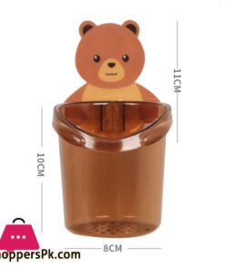Bear Hug Storage Cup Punch-Free Drainable Multifunctional Toothbrush Holder 35 Bear Hug Storage Cup Punch-Free Drainable Multifunctional Toothbrush Holder - Image 6