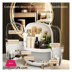 Matrix Chic Cosmetic Organizer Large Capacity Makeup Case Clear Makeup Organizer For Vanity