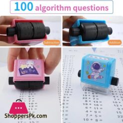 Children'S Addition And Subtraction Scroll Stamp Primary School Students Practice Questions Preschool Mathematics Exercise Math