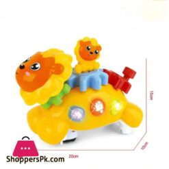 Cute Rocking Lion With Light Sound