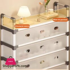 Dustproof Shoes Rack Shoes Shelf Diy Assemble Space-Saving Shoe Cabinet - 5 Layer