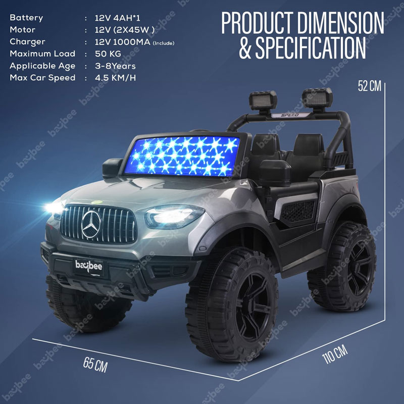 Kids Ride On Car Mercedes Kids Jeep 888 Kids Ride On Car Mercedes 2X Motor Metalic Paint