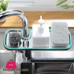 Kitchen Towel Rack For 16 27Cm Pipe Sink Storage Rack Sponge Holder Steel Soap Organizer Kitchen Storage