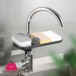 Kitchen Towel Rack For 16 27Cm Pipe Sink Storage Rack Sponge Holder Steel Soap Organizer Kitchen Storage