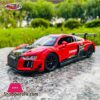 Msz 1:24 Audi R8 Lms Red Racing Car Model Kids Toy Car Die Casting And Toy Car Sound And Light Boy Car