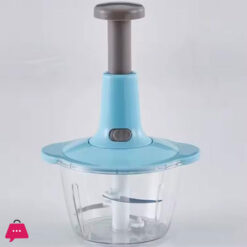 Manual Food Chopper Speedy Chopper With 3 Curved Stainless Steel Blades 2Liter