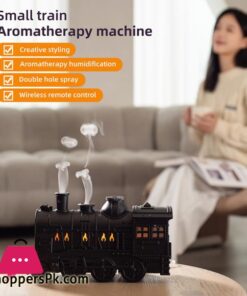 Mini Train Shape Aromatherapy Essential Oil Diffuser Ultrasonic Cool Mist Air Humidifier With Led Lamp Aroma Difusor Atomizer - Image 3
