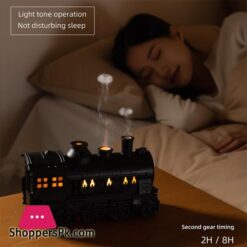 Mini Train Shape Aromatherapy Essential Oil Diffuser Ultrasonic Cool Mist Air Humidifier With Led Lamp Aroma Difusor Atomizer