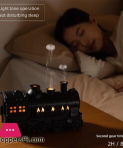 Mini Train Shape Aromatherapy Essential Oil Diffuser Ultrasonic Cool Mist Air Humidifier With Led Lamp Aroma Difusor Atomizer - Image 4