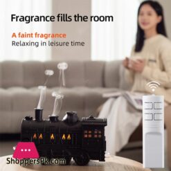 Mini Train Shape Aromatherapy Essential Oil Diffuser Ultrasonic Cool Mist Air Humidifier With Led Lamp Aroma Difusor Atomizer