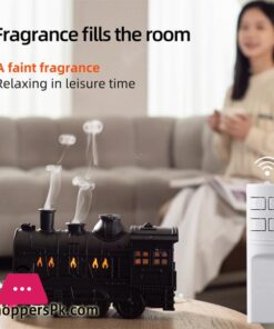 Mini Train Shape Aromatherapy Essential Oil Diffuser Ultrasonic Cool Mist Air Humidifier With Led Lamp Aroma Difusor Atomizer - Image 5