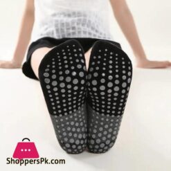 Professional Anti-Slip Yoga Socks Backless Bandage Pilates Socks Fitness Slipper Cotton Sports Socks