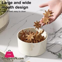 Rotating Fruit Plate Snack Spinner With 6 Compartments Food-Grade Container