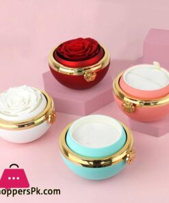 Rotating Rose Flower Jewelry Box Necklace Set Gift Box with for Friend