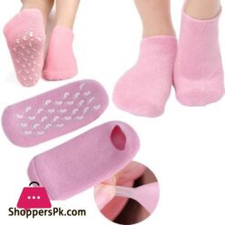 Silicone Gel Moisturizing Ultra Soft Spa Socks For Repair Dry Cracked Feet And Ankles Skincare Spa Moisturizing Gel Socks Spa Socks For Cracked Heels Spa Gel Socks