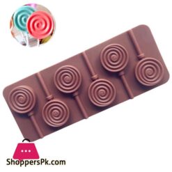 Easy To Clean Lollipop Silicone Mold Homemade Flexible Non Stick Chewing Gum Mold Silicone Marzipan Mold For Baking Candy Making Pastry Decorating Kitchen Tool Home Baking Enthusiasts
