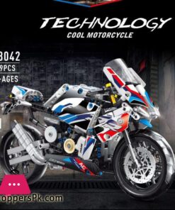 Technology BMW S1000RR Dirt Motorcycle Building Blocks Model Motorbike Toy