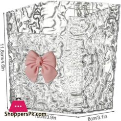 Wall Mount Small Bin Multipurpose Mounted Bin Organizers Durable Crystal Clear Storage Box 1 Piece