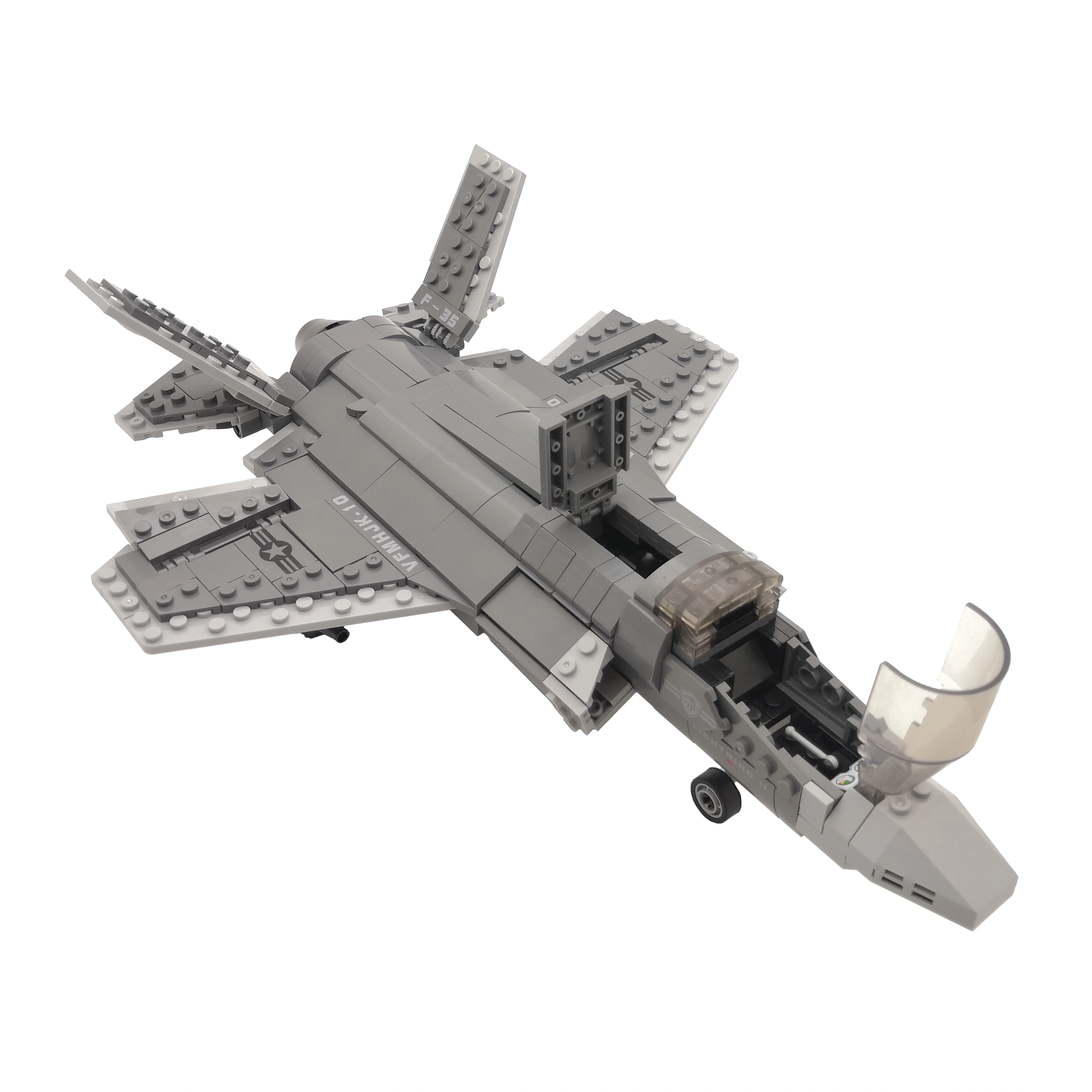 Airplane Building Block Brick Airplane Model F35