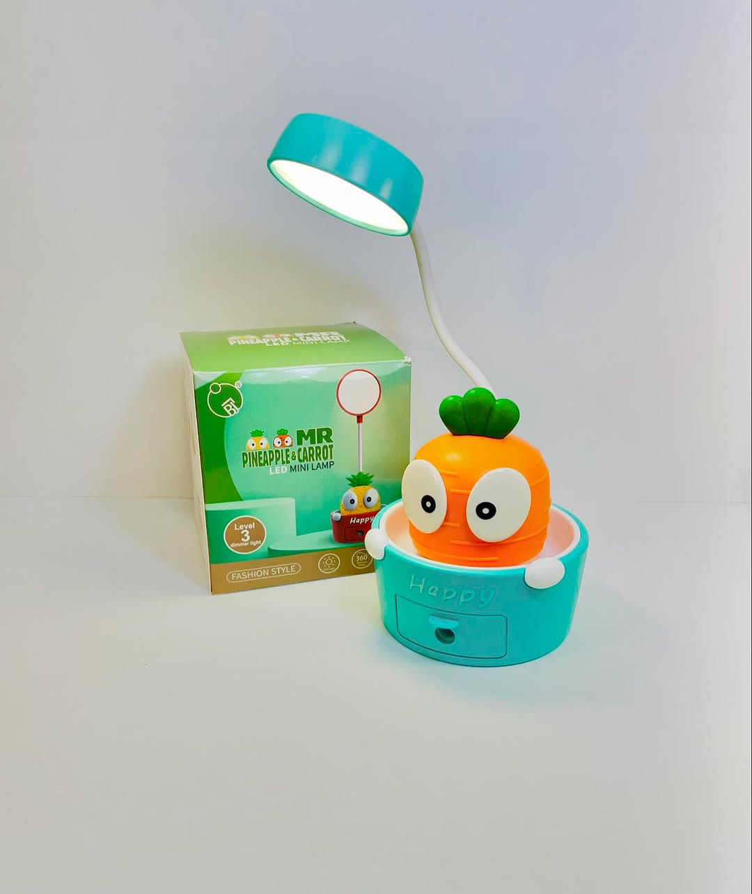 Bobblehead Carrot Lamp (1Pc)