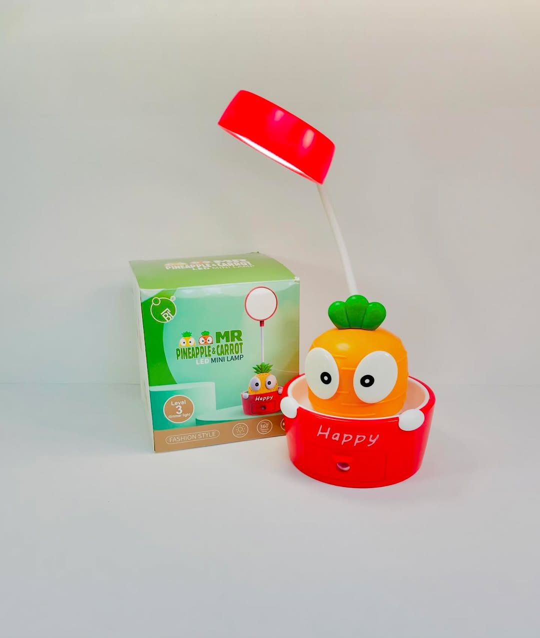 Bobblehead Carrot Lamp (1Pc)