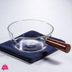 Borosilicate Glass Cookware For Gas Stove Saucepan With Handle 1500Ml