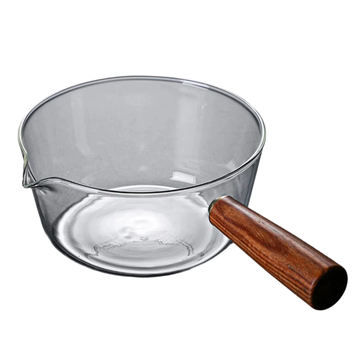Borosilicate Glass Cookware For Gas Stove Saucepan With Handle 1500Ml