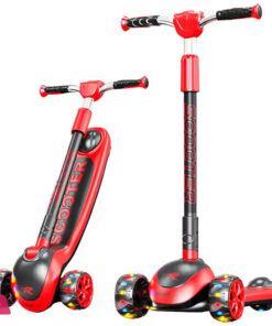 Children'S Scooter Kids 3 Wheels 3-18 Years Toddler Scooty 3 Pu Led Wheels 7 Children'S Scooter Kids 3 Wheels 3-18 Years Toddler Scooty 3 Pu Led Wheels - Image 2