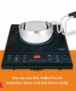 Classic Aluminium Indian Vaghar Tadka Pan With Grip Handle No : 5 - Image 4