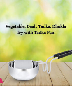 Classic Aluminium Indian Vaghar Tadka Pan With Grip Handle No : 5 - Image 5