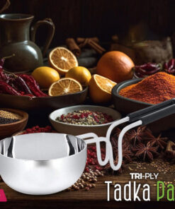 Classic Aluminium Indian Vaghar Tadka Pan With Grip Handle No : 5 - Image 6