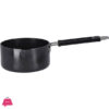 Classic Indian Hard Anodized Saucepan Steamer Pot With Handle Induction Safe Set Of 2