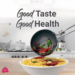 Classic Indian Vaghar Tadka Pan With Grip Handle No : 5