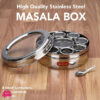 Classic Kitchenware Stainless Steel Indian Masala Box 9 In 1
