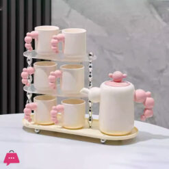 Cream Style Ceramic Tea Set Light Luxury High End Tea Set