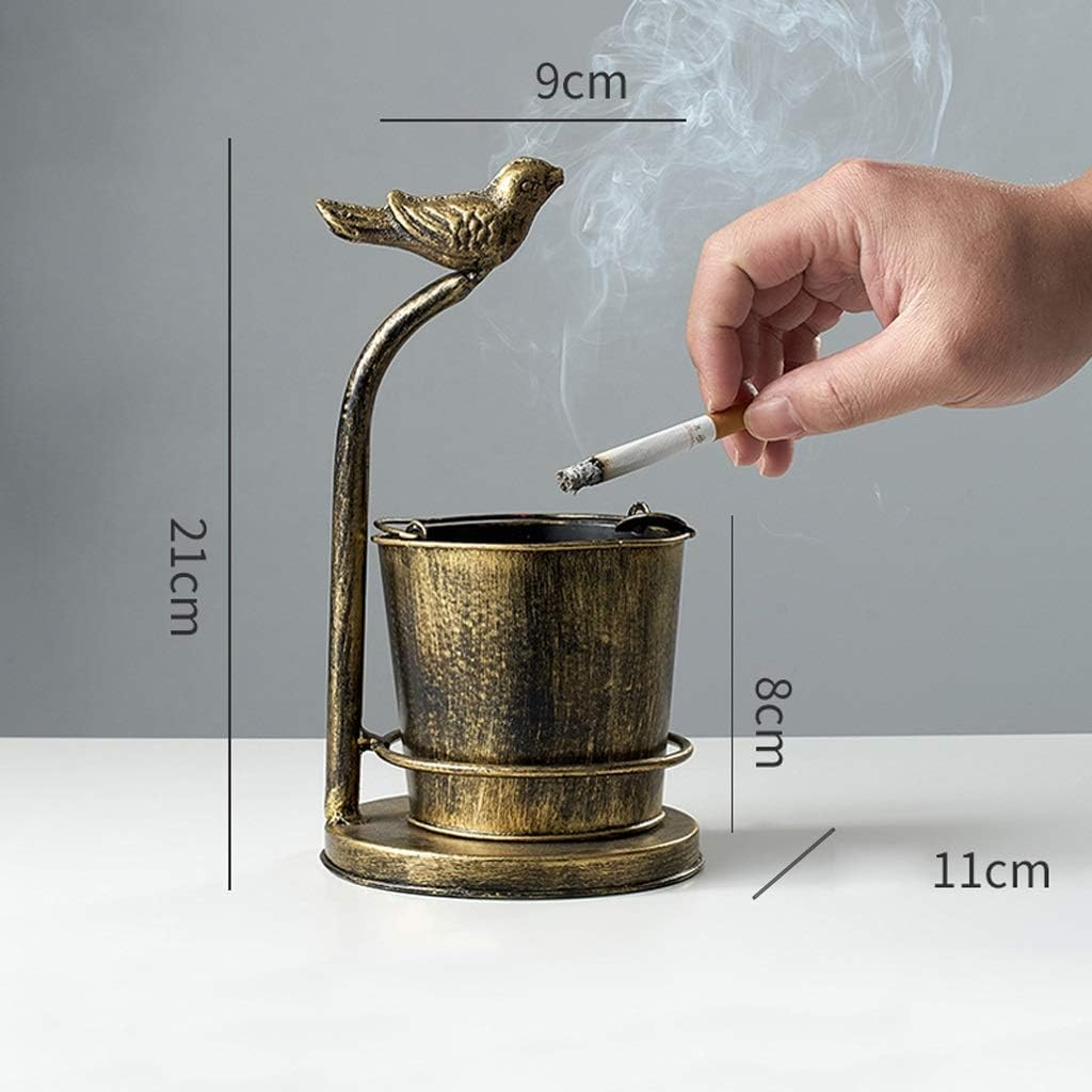 Creative Bird Ashtray Retro Office Ornaments Smoking Gifts