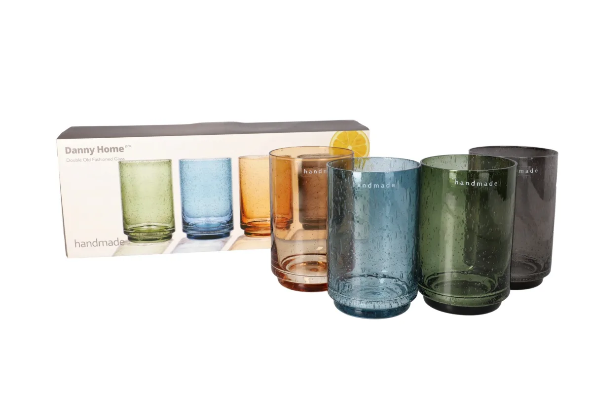 Danny Home Crystal Whisky Glasses 4Pcs 450Ml