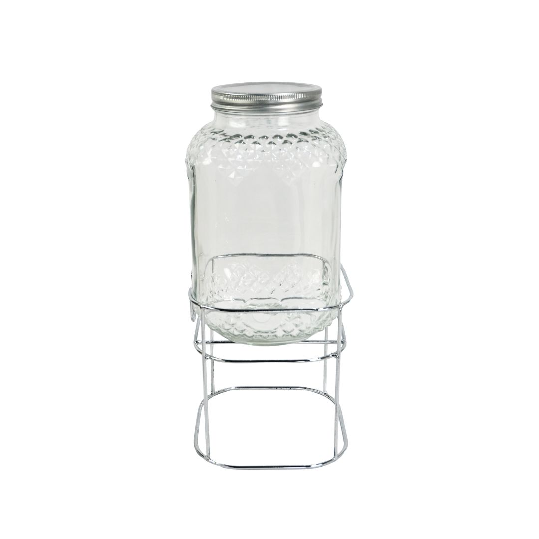 Danny Home Glass Juice Dispenser Set Of 6 Piece