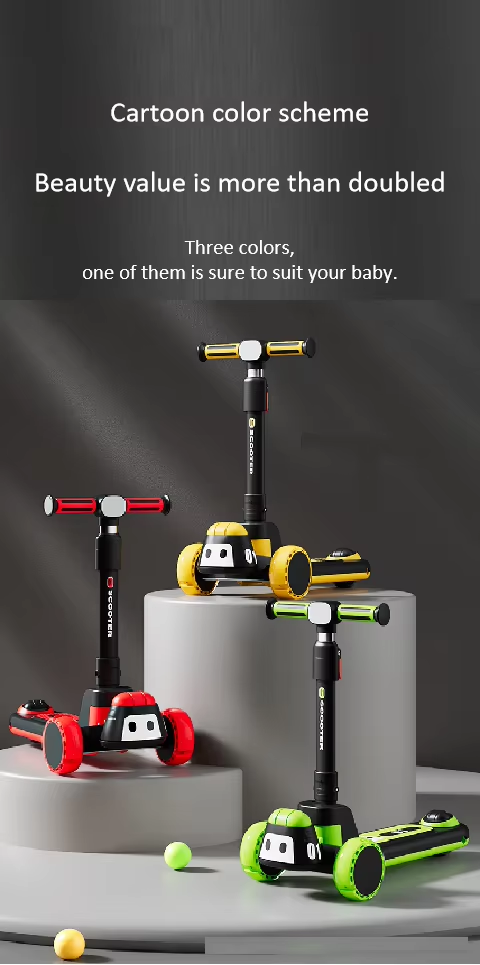 Design Children'S Multifunctional Scooter For Boys And Girls 1-12 Years 7 Design Children'S Multifunctional Scooter For Boys And Girls 1-12 Years