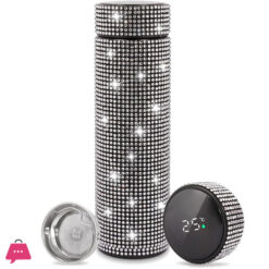 Diamond Display Temperature Thermos Cup Water Bottle