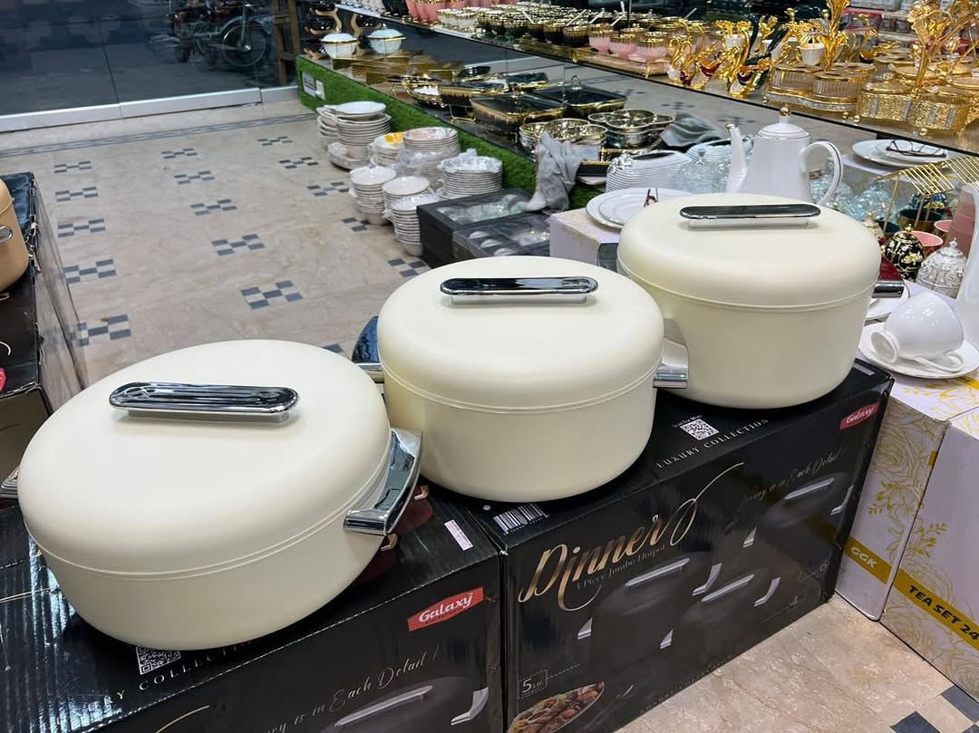 Dinners 3 Piece Hotpot Set 4-5-6 Liter