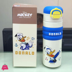 Disney Donald Duck Comfy Grip Premium Thermos Bottle 520-Ml