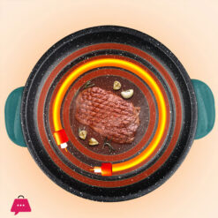 Electric Pan Electric Multicooker Electric Frying Pan 220V Household Barbecue Fried Steak Fish Omelette Frying Pan Non-Stick Cooking Machine