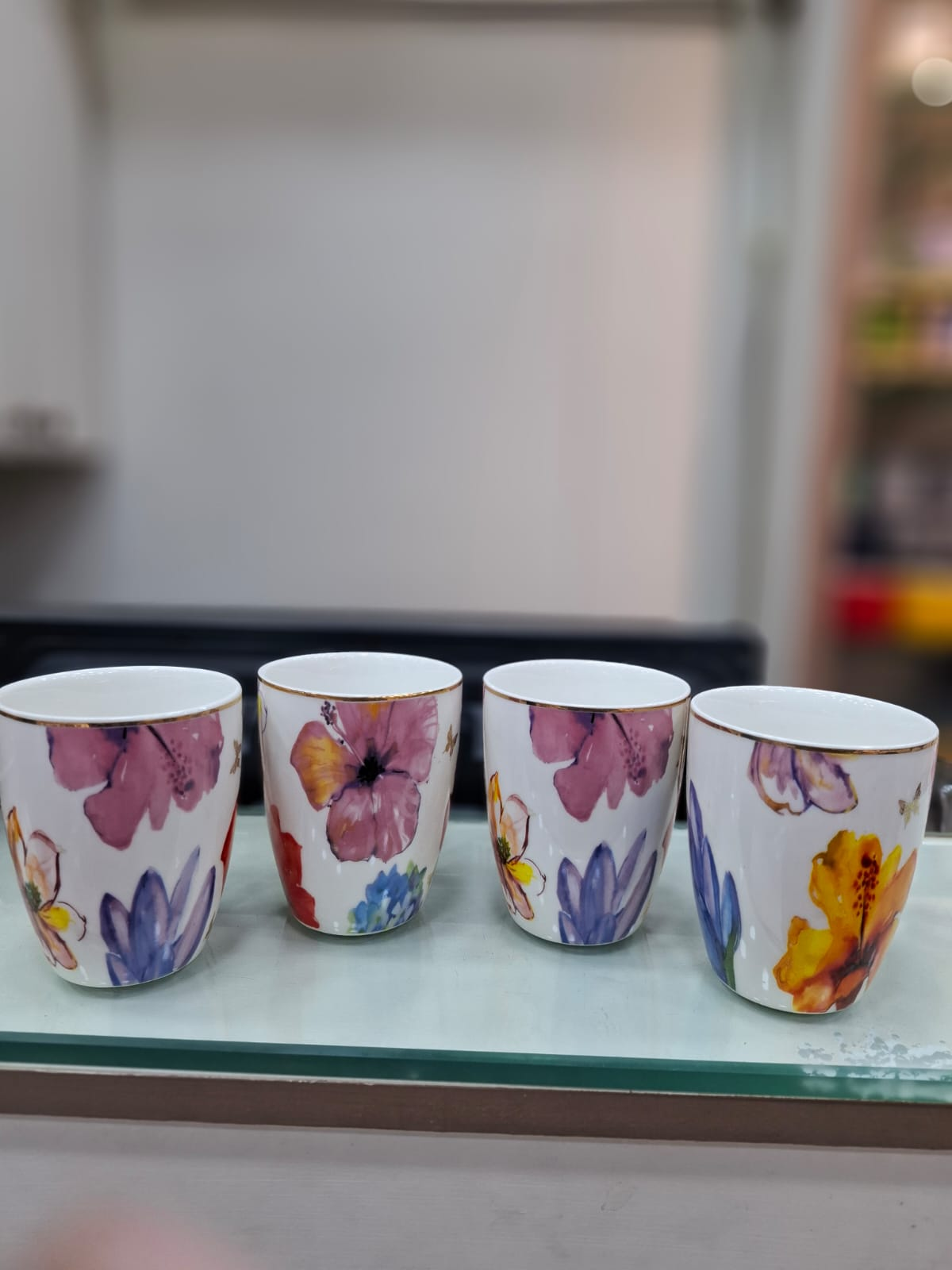 Floral Mug Set Of 6